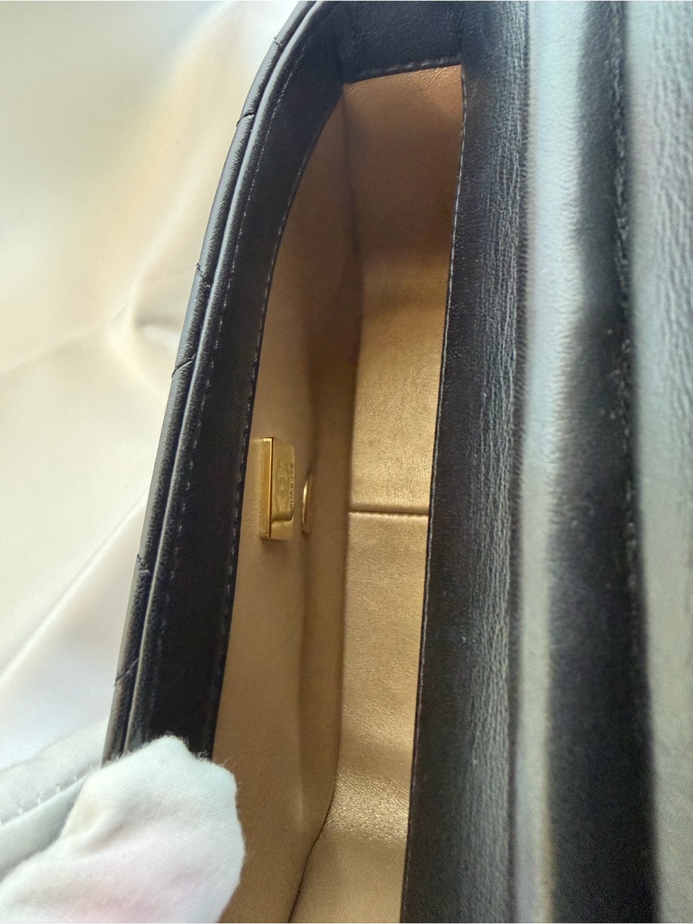 CHANEL 24A Black Lambskin Mini Flap Chanel CC Turnlock Full Set Microchipped - Picture 15 of 16
